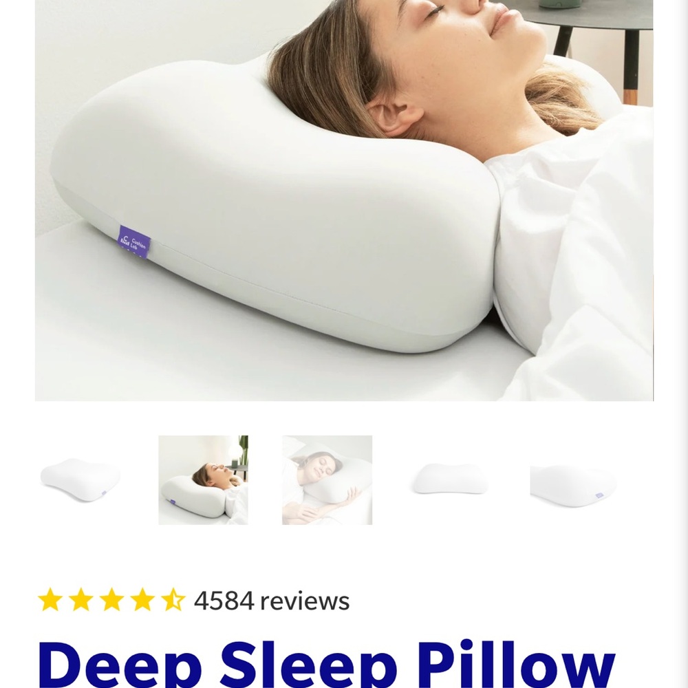 C Cushion Lab Deep Sleep Pillow like-new - Picture 5 of 14